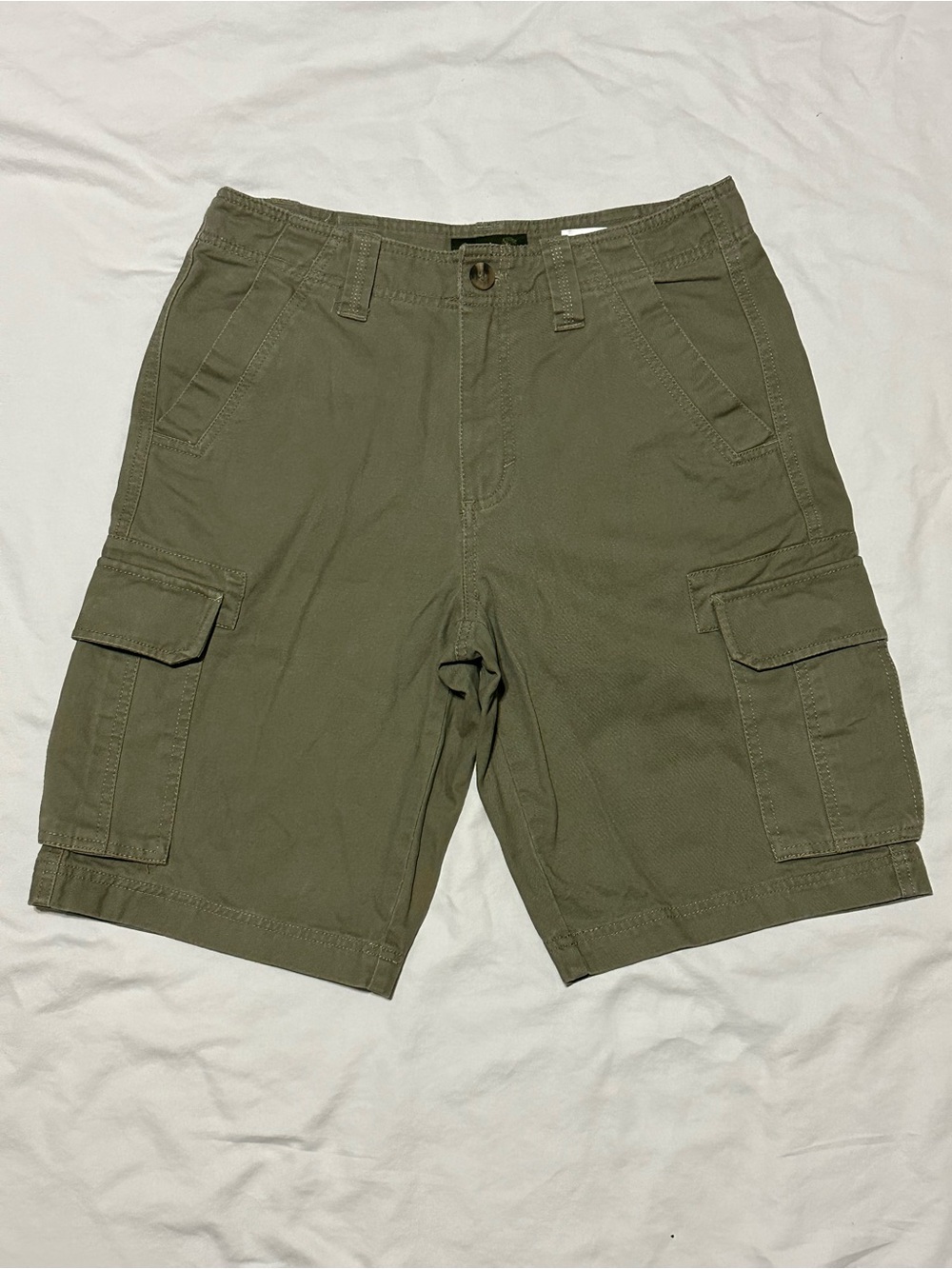 Eddie Bauer Olive Green Men's Cargo Shorts